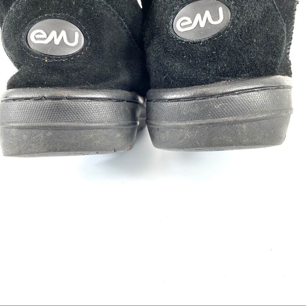 EMU Australia black suede & sheepskin wool boot 7 - Picture 12 of 15